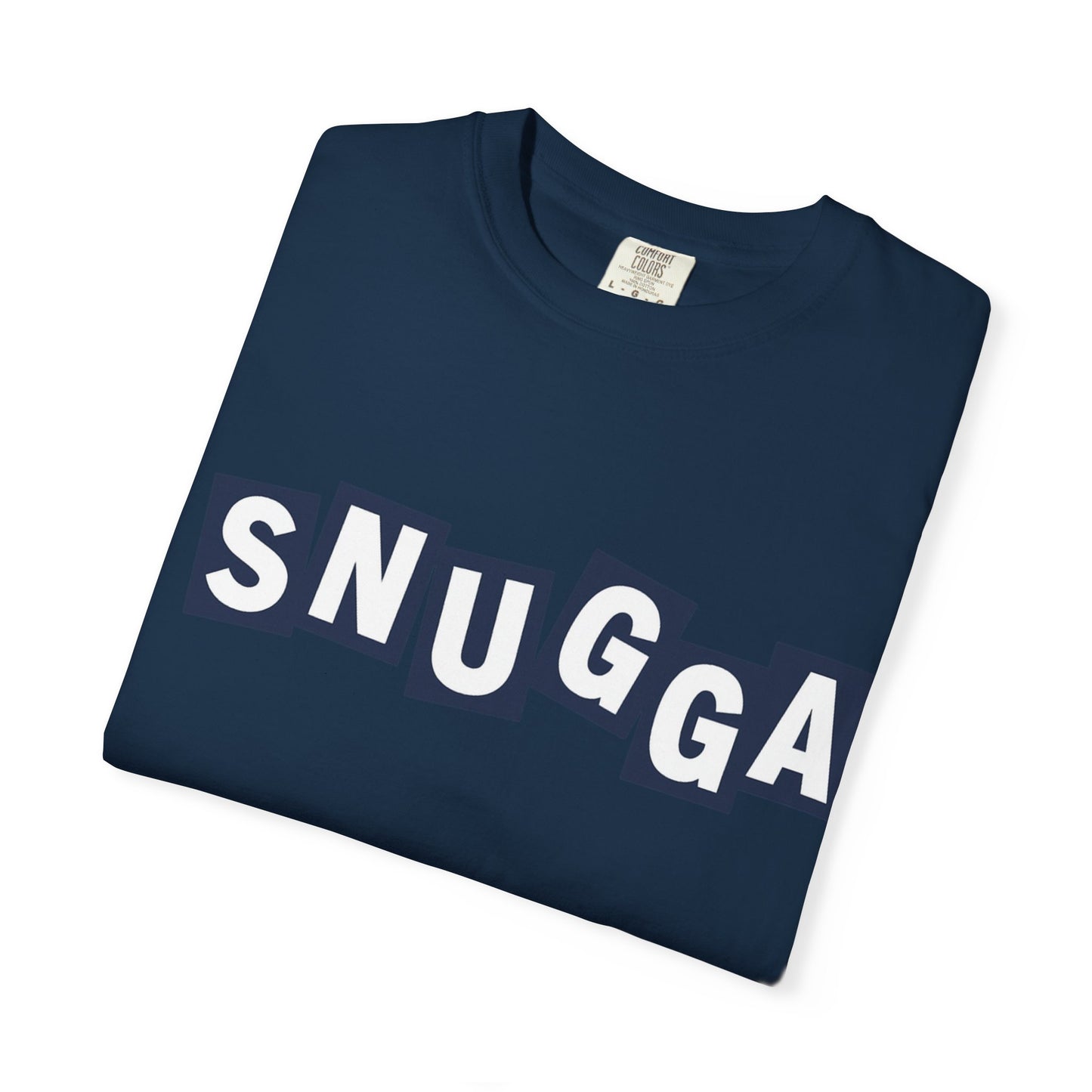 Navy Blue “Being Snug Is a Lifestyle” T-Shirt